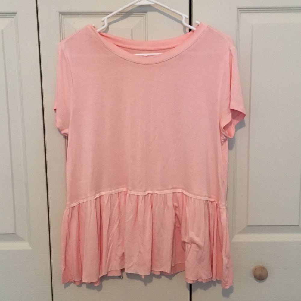 Light Pink Mossimo Supply Peplum Skirt